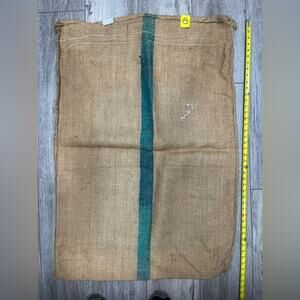 Large Burlap Coffee Bean Bag great for Upcycle Craft Decor Diy recycle sack #8